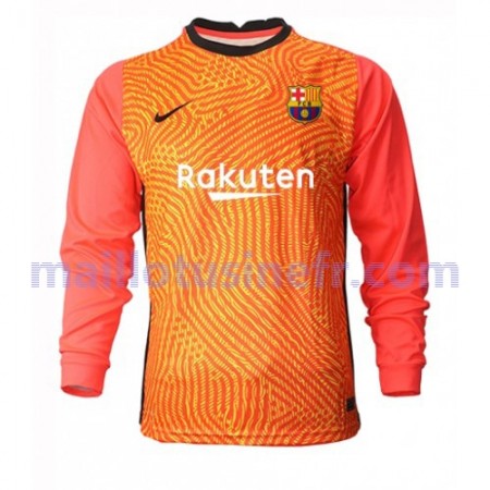 Maillot de Foot FC Barcelone Gardien 2020-21 Manches Longues V003